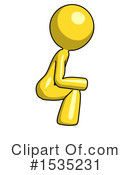 Yellow Design Mascot Clipart #1535231 by Leo Blanchette