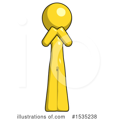Royalty-Free (RF) Yellow Design Mascot Clipart Illustration by Leo Blanchette - Stock Sample #1535238