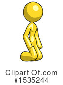 Yellow Design Mascot Clipart #1535244 by Leo Blanchette