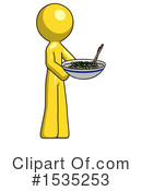 Yellow Design Mascot Clipart #1535253 by Leo Blanchette