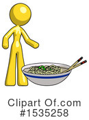 Yellow Design Mascot Clipart #1535258 by Leo Blanchette