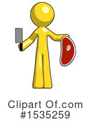 Yellow Design Mascot Clipart #1535259 by Leo Blanchette