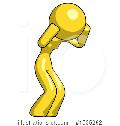 Royalty-Free (RF) Yellow Design Mascot Clipart Illustration by Leo Blanchette - Stock Sample #1535262