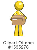 Yellow Design Mascot Clipart #1535278 by Leo Blanchette