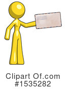 Yellow Design Mascot Clipart #1535282 by Leo Blanchette