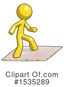 Yellow Design Mascot Clipart #1535289 by Leo Blanchette
