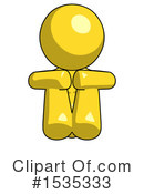 Yellow Design Mascot Clipart #1535333 by Leo Blanchette