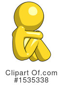 Yellow Design Mascot Clipart #1535338 by Leo Blanchette