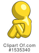 Yellow Design Mascot Clipart #1535340 by Leo Blanchette
