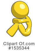 Yellow Design Mascot Clipart #1535344 by Leo Blanchette