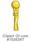 Yellow Design Mascot Clipart #1535347 by Leo Blanchette