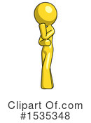 Yellow Design Mascot Clipart #1535348 by Leo Blanchette