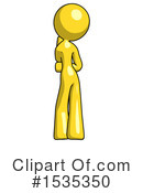 Yellow Design Mascot Clipart #1535350 by Leo Blanchette