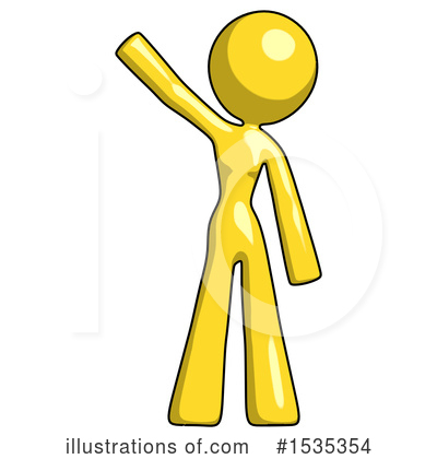 Royalty-Free (RF) Yellow Design Mascot Clipart Illustration by Leo Blanchette - Stock Sample #1535354