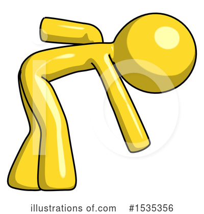 Royalty-Free (RF) Yellow Design Mascot Clipart Illustration by Leo Blanchette - Stock Sample #1535356