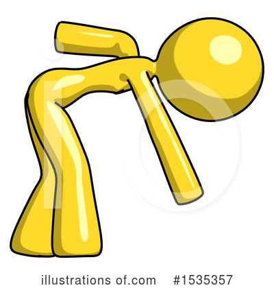 Royalty-Free (RF) Yellow Design Mascot Clipart Illustration by Leo Blanchette - Stock Sample #1535357