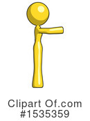 Yellow Design Mascot Clipart #1535359 by Leo Blanchette