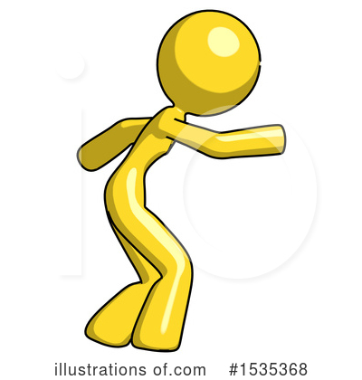 Royalty-Free (RF) Yellow Design Mascot Clipart Illustration by Leo Blanchette - Stock Sample #1535368