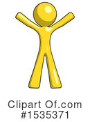 Yellow Design Mascot Clipart #1535371 by Leo Blanchette