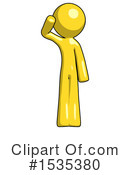 Yellow Design Mascot Clipart #1535380 by Leo Blanchette