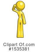 Yellow Design Mascot Clipart #1535381 by Leo Blanchette
