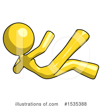Royalty-Free (RF) Yellow Design Mascot Clipart Illustration by Leo Blanchette - Stock Sample #1535388