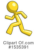 Yellow Design Mascot Clipart #1535391 by Leo Blanchette