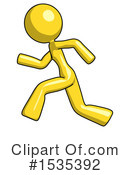 Yellow Design Mascot Clipart #1535392 by Leo Blanchette