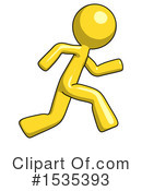 Yellow Design Mascot Clipart #1535393 by Leo Blanchette