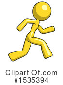 Yellow Design Mascot Clipart #1535394 by Leo Blanchette