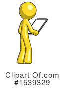 Yellow Design Mascot Clipart #1539329 by Leo Blanchette