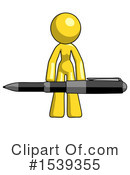 Yellow Design Mascot Clipart #1539355 by Leo Blanchette