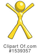 Yellow Design Mascot Clipart #1539357 by Leo Blanchette
