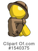 Yellow  Design Mascot Clipart #1540375 by Leo Blanchette