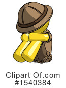 Yellow  Design Mascot Clipart #1540384 by Leo Blanchette