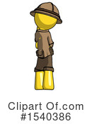 Yellow  Design Mascot Clipart #1540386 by Leo Blanchette