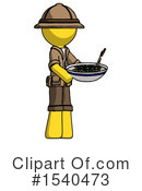 Yellow  Design Mascot Clipart #1540473 by Leo Blanchette