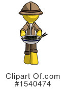 Yellow  Design Mascot Clipart #1540474 by Leo Blanchette
