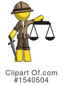 Yellow  Design Mascot Clipart #1540504 by Leo Blanchette