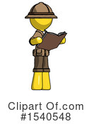 Yellow  Design Mascot Clipart #1540548 by Leo Blanchette