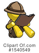 Yellow  Design Mascot Clipart #1540549 by Leo Blanchette