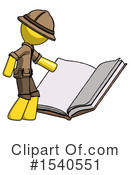 Yellow  Design Mascot Clipart #1540551 by Leo Blanchette