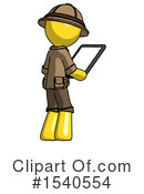 Yellow  Design Mascot Clipart #1540554 by Leo Blanchette