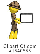Yellow  Design Mascot Clipart #1540555 by Leo Blanchette