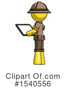 Yellow  Design Mascot Clipart #1540556 by Leo Blanchette