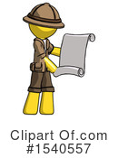 Yellow  Design Mascot Clipart #1540557 by Leo Blanchette