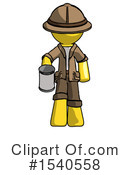 Yellow  Design Mascot Clipart #1540558 by Leo Blanchette