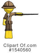 Yellow  Design Mascot Clipart #1540560 by Leo Blanchette