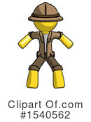 Yellow  Design Mascot Clipart #1540562 by Leo Blanchette