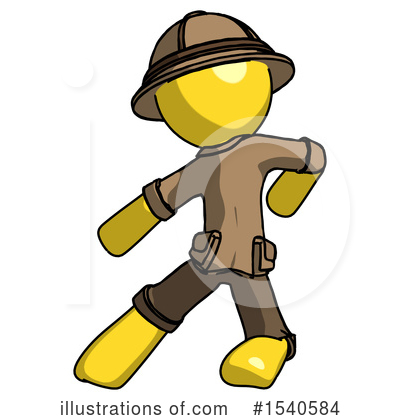 Royalty-Free (RF) Yellow  Design Mascot Clipart Illustration by Leo Blanchette - Stock Sample #1540584